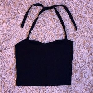 Pacsun cropped halter top